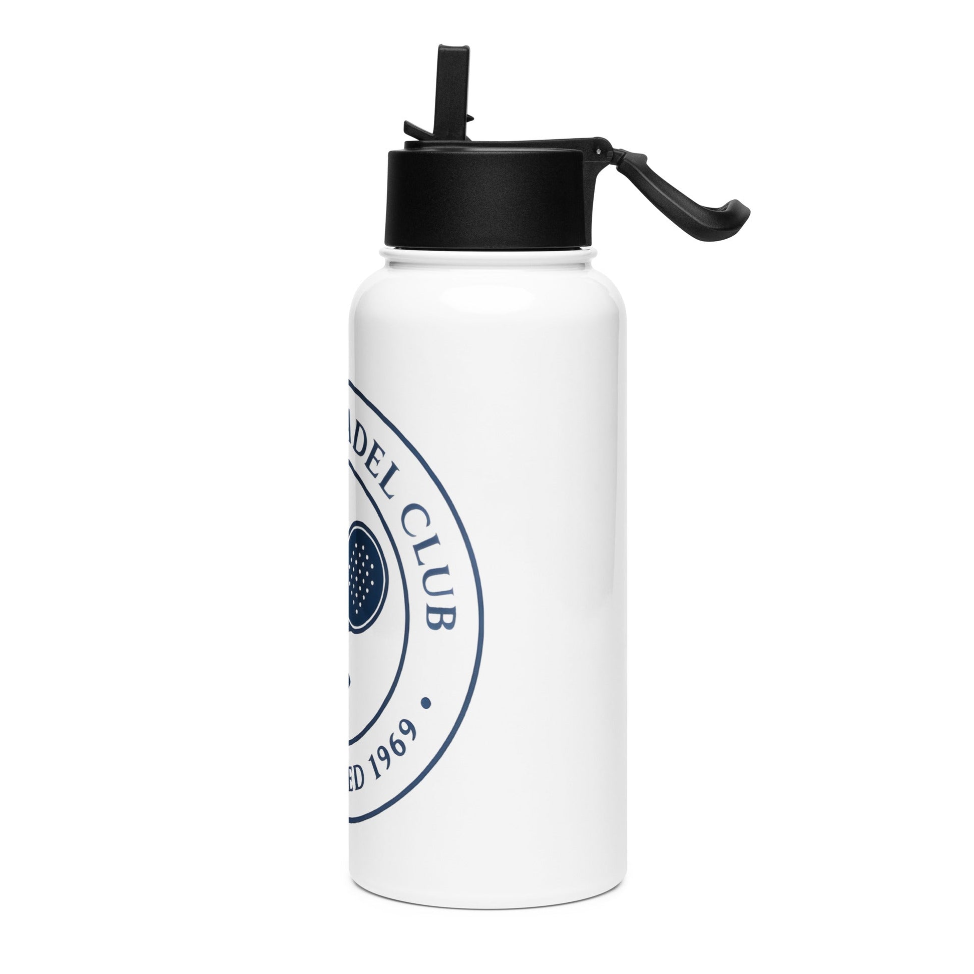 Corcuera Padel Water Bottle 950ml – straw lid padel bottle, detail | Corcuera Padel Club