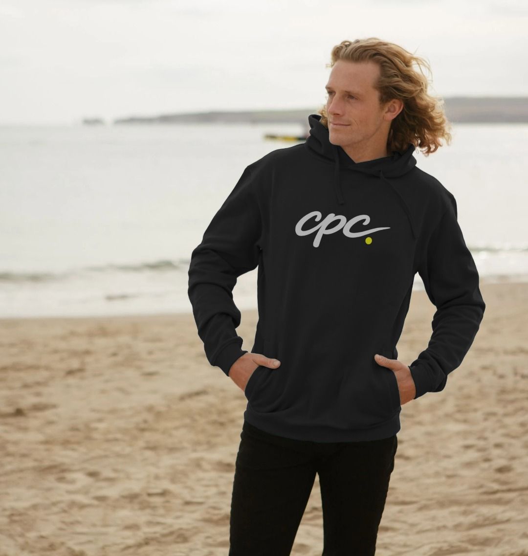 CPC 26 Padel Hoodie — Unisex – unisex padel hoodie, worn shot | Corcuera Padel Club