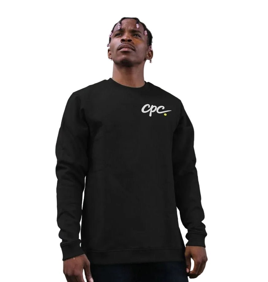 CPC 26 Padel Sweatshirt — Unisex – unisex padel sweatshirt, worn shot | Corcuera Padel Club