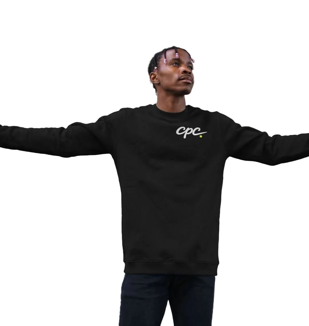 CPC 26 Padel Sweatshirt — Unisex – unisex padel sweatshirt, styled shot | Corcuera Padel Club