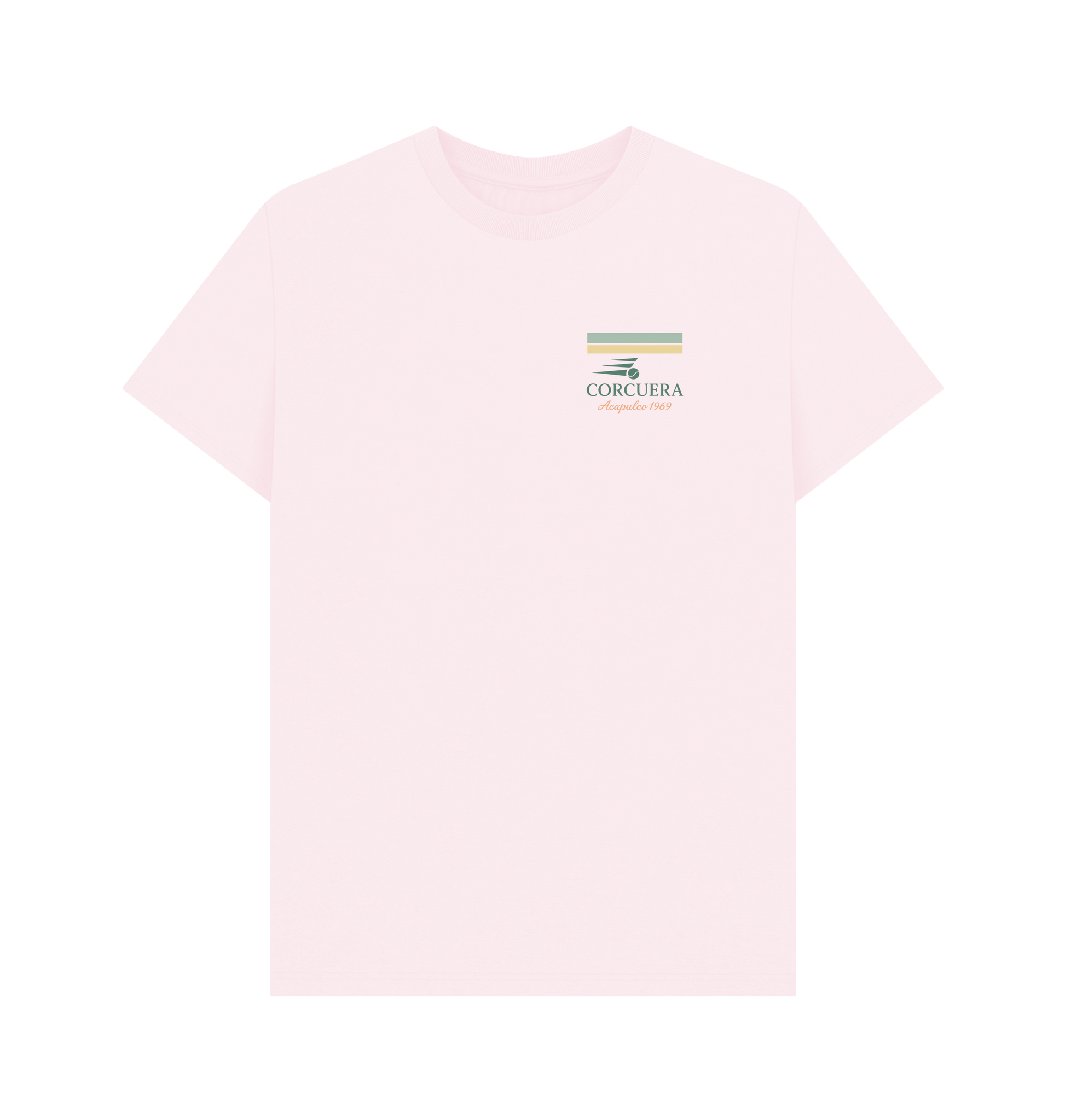 Heritage Acapulco 1969 Padel T-Shirt in pink – Corcuera Padel Club lifestyle tee