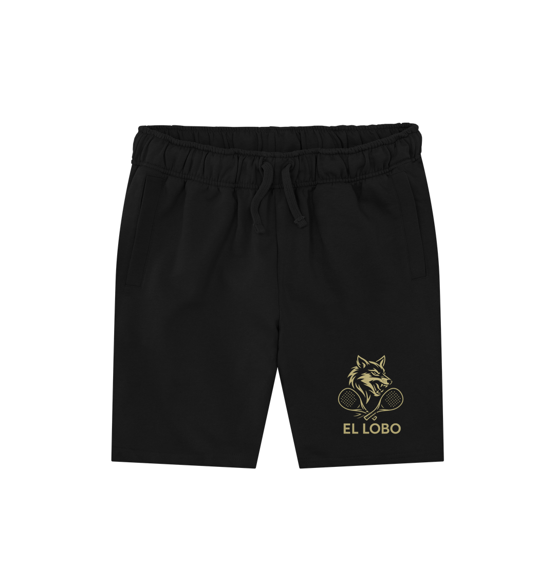 El Lobo court shorts – organic cotton padel shorts front view