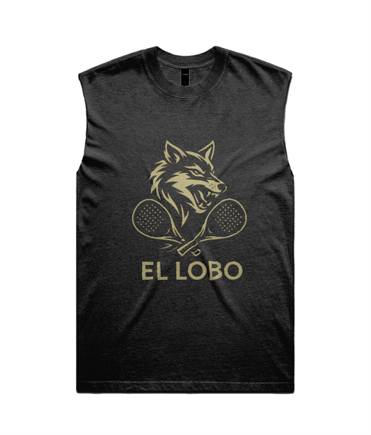 El Lobo Heavy Faded Men's Padel Court Tank Top - Corcuera Padel Club