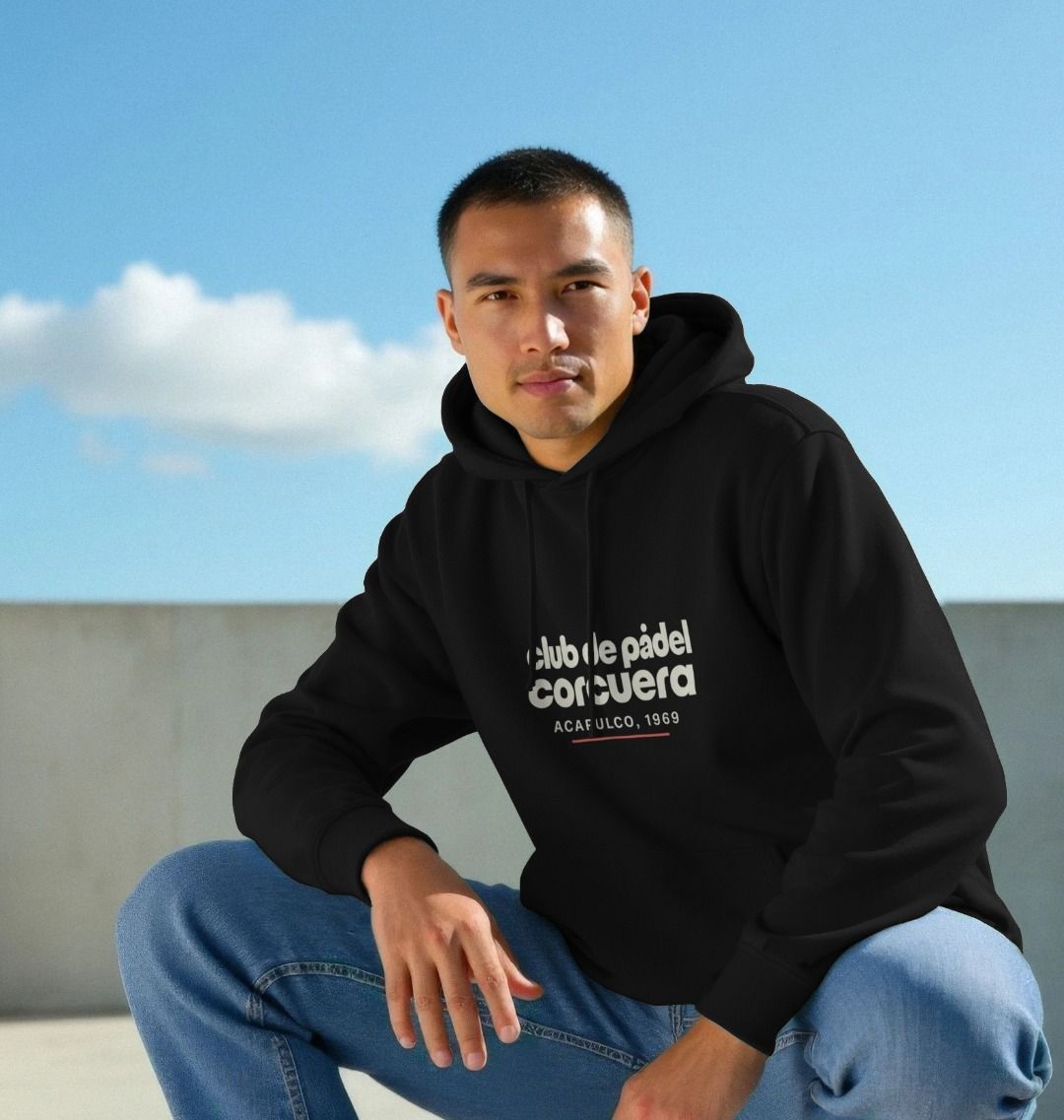 Club de Padel Pullover Hoodie: Men's (Kangaroo Pocket) by Corcuera Padel Club - product image