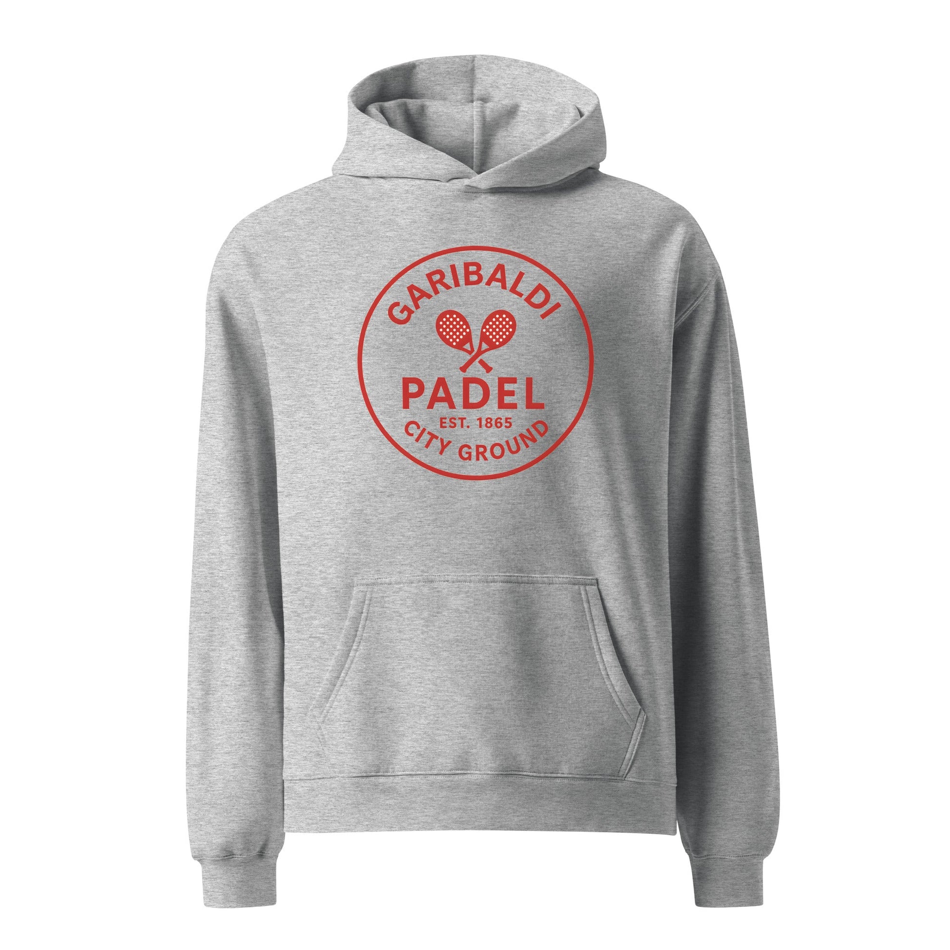 Garibaldi Padel Hoodie — City Ground Inspired Performance Hoodie - Corcuera Padel Club