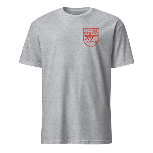 Gunners Padel Club Performance T-Shirt — Football Inspired Padelwear - Corcuera Padel Club