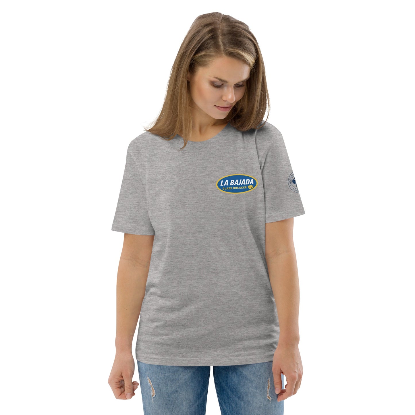 La Bajada Padel T-Shirt Grey - Unisex - Corcuera Padel Club
