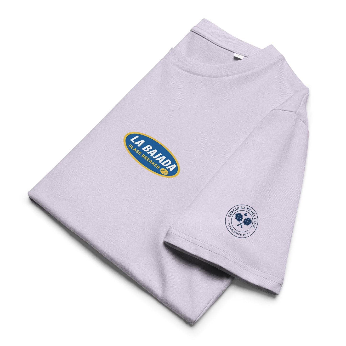 La Bajada Padel T-Shirt Lavender - Unisex - Corcuera Padel Club