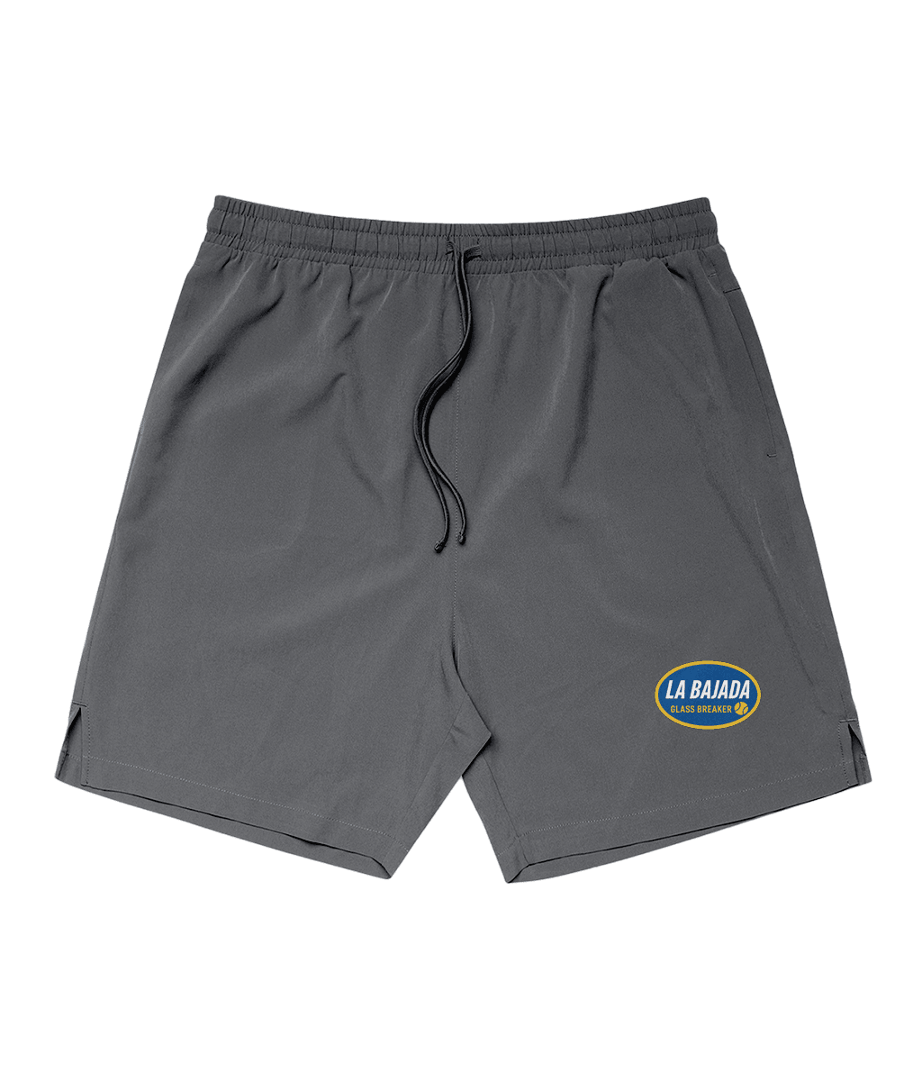 La Bajada Technical Padel Shorts 18" — Men's – men's technical padel shorts, detail | Corcuera Padel Club