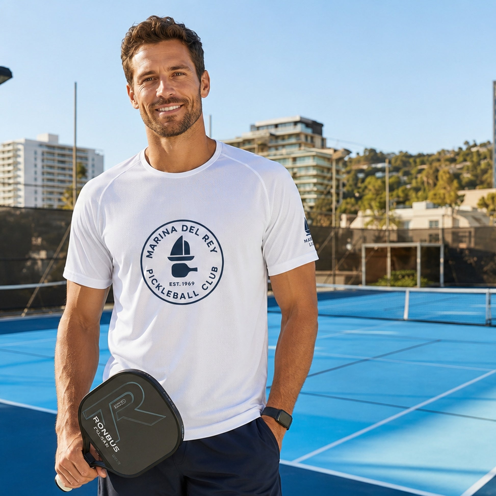 Los Angeles pickleball club t-shirt inspired by Marina del Rey
