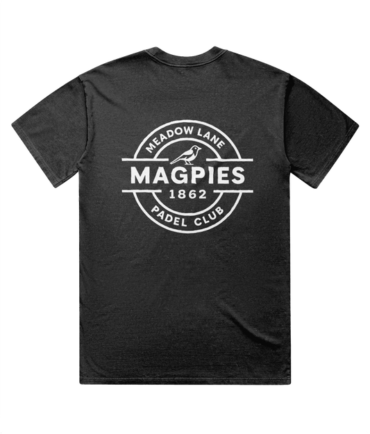 Notts Magpies Padel Club Faded T-Shirt - Corcuera Padel Club