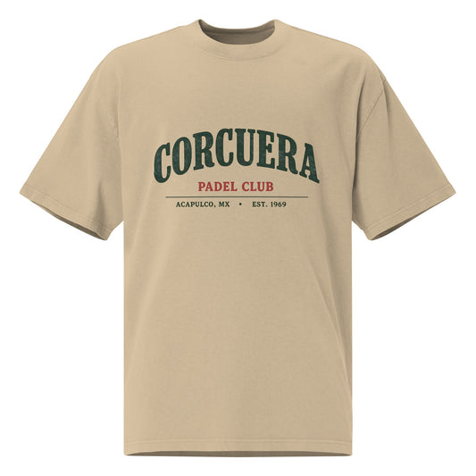 OG Oversized Faded Padel T-Shirt - Corcuera Padel Club