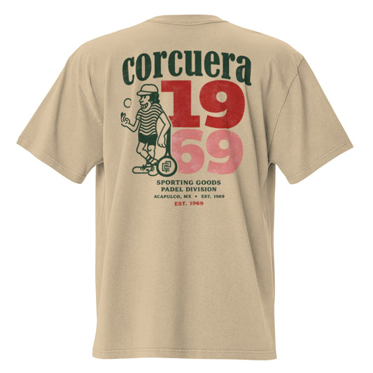 OG Oversized Faded Padel T-Shirt - Corcuera Padel Club