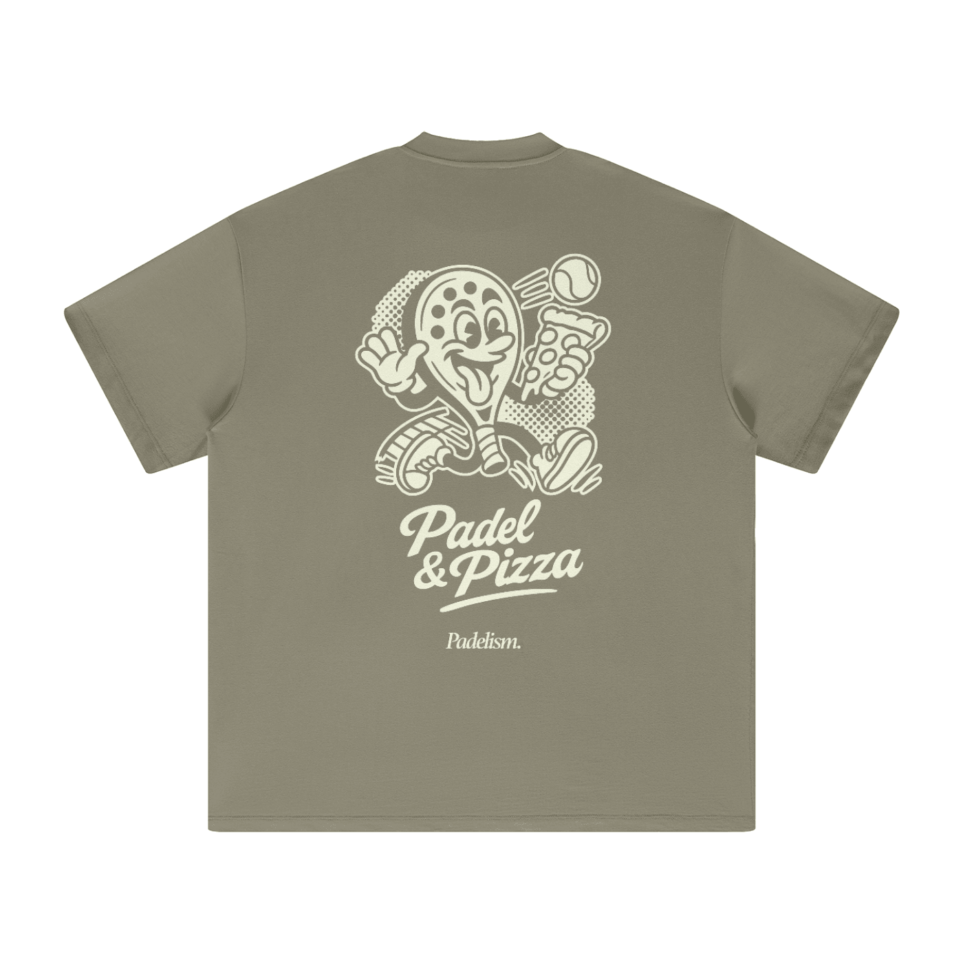 Padel & Pizza - Heavyweight T-Shirt - Corcuera Padel Club
