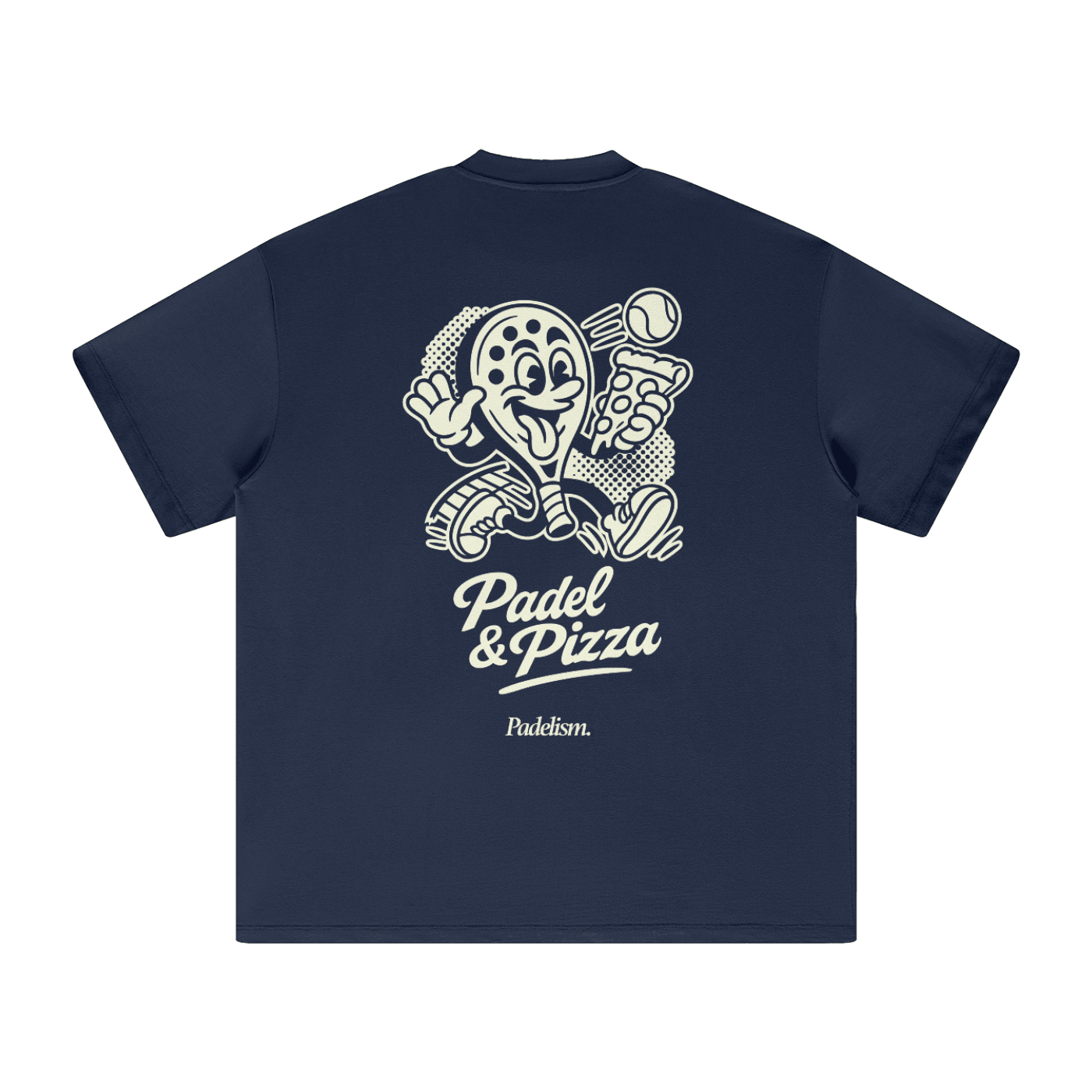 Padel & Pizza - Heavyweight T-Shirt - Corcuera Padel Club