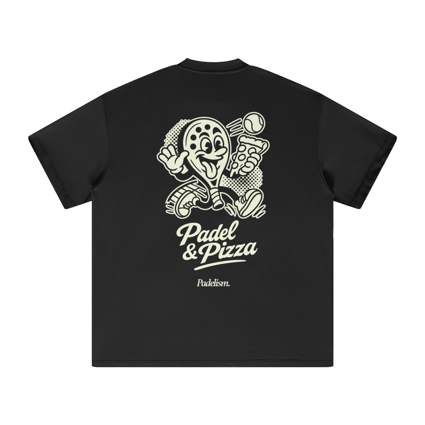 Padel & Pizza - Heavyweight T-Shirt - Corcuera Padel Club