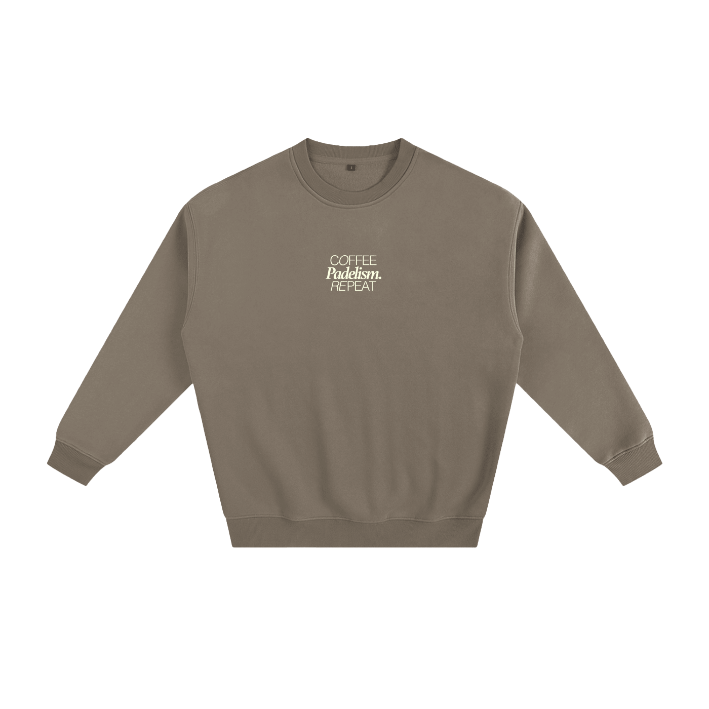 Padelism Coffee Repeat Padel Sweatshirt - Corcuera Padel Club