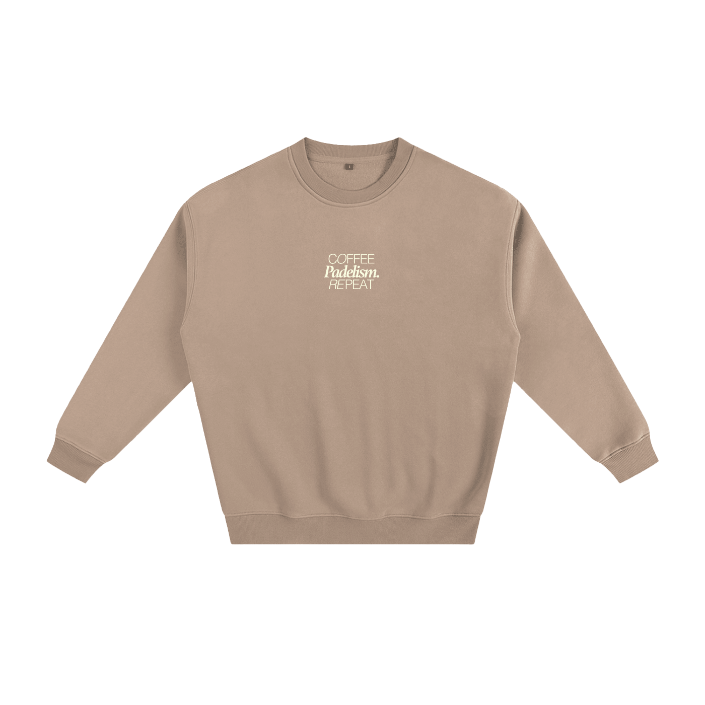 Padelism Coffee Repeat Padel Sweatshirt - Corcuera Padel Club