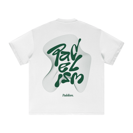 Padelism Flow Heavyweight Padel T-Shirt – unisex heavyweight padel tee, front | Corcuera Padel Club