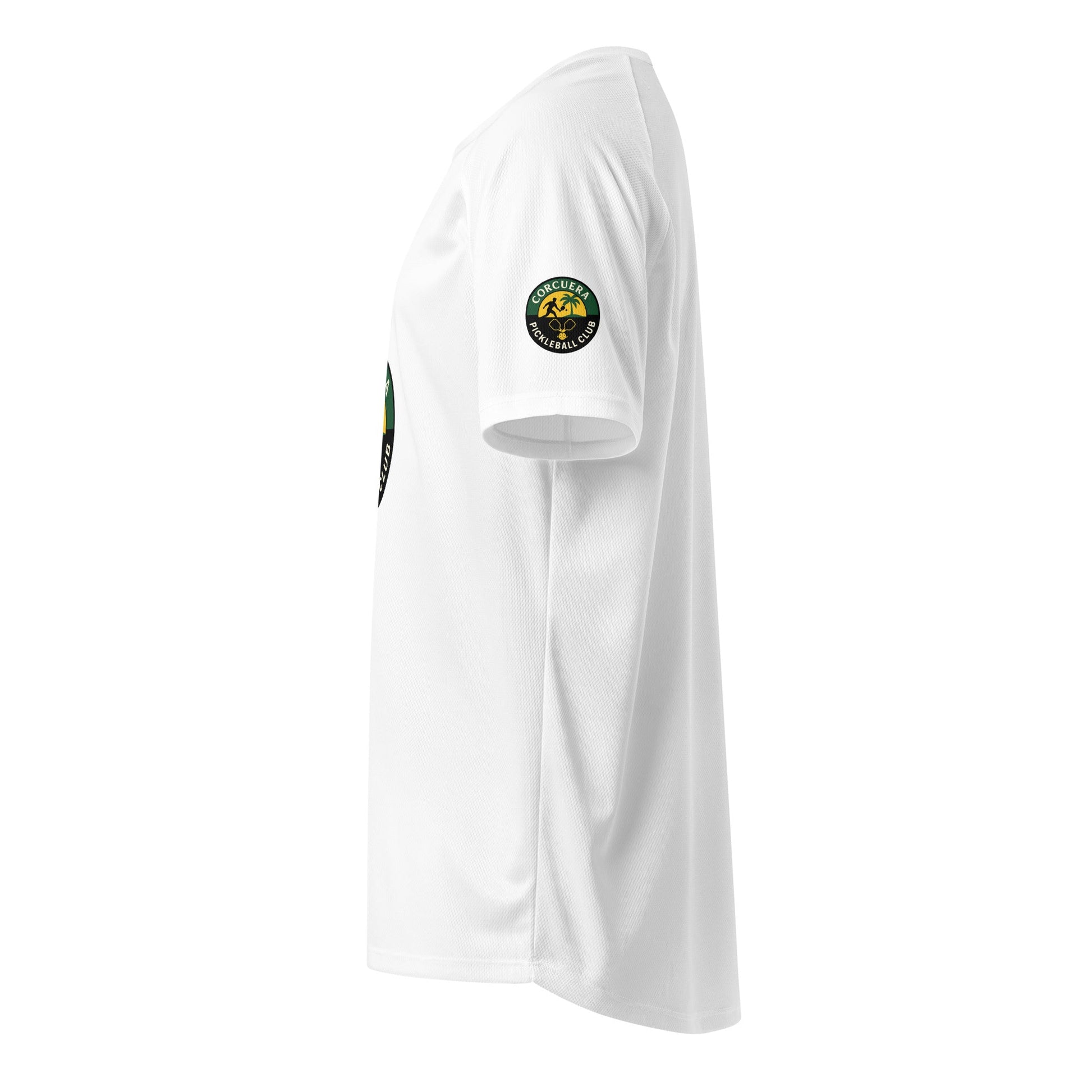 Pickleball Jamaica Open Pre-Match Jersey – unisex pickleball jersey, flat lay | Corcuera Padel Club