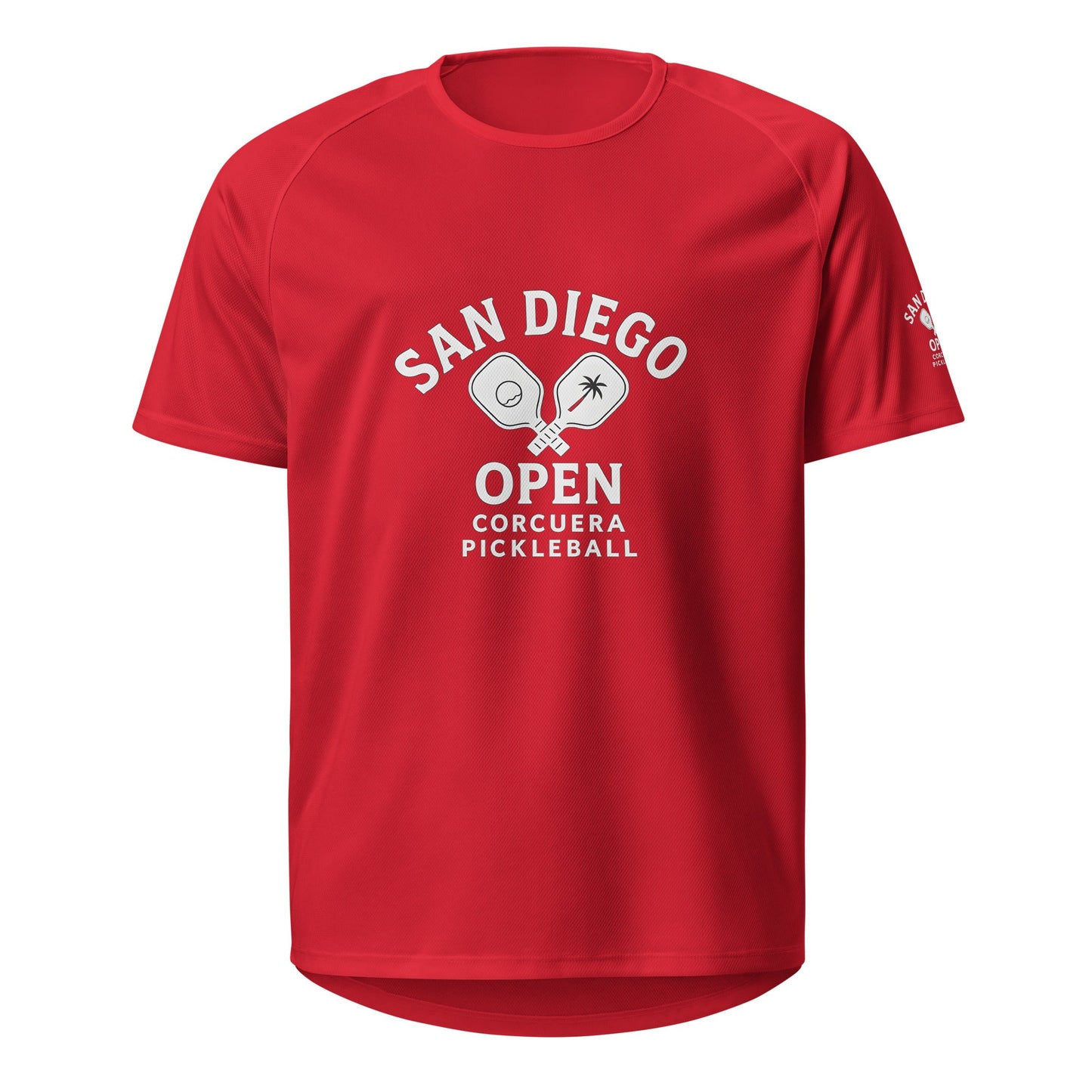 Pickleball San Diego Open Jersey – unisex pickleball jersey, royal blue front | Corcuera Padel Club