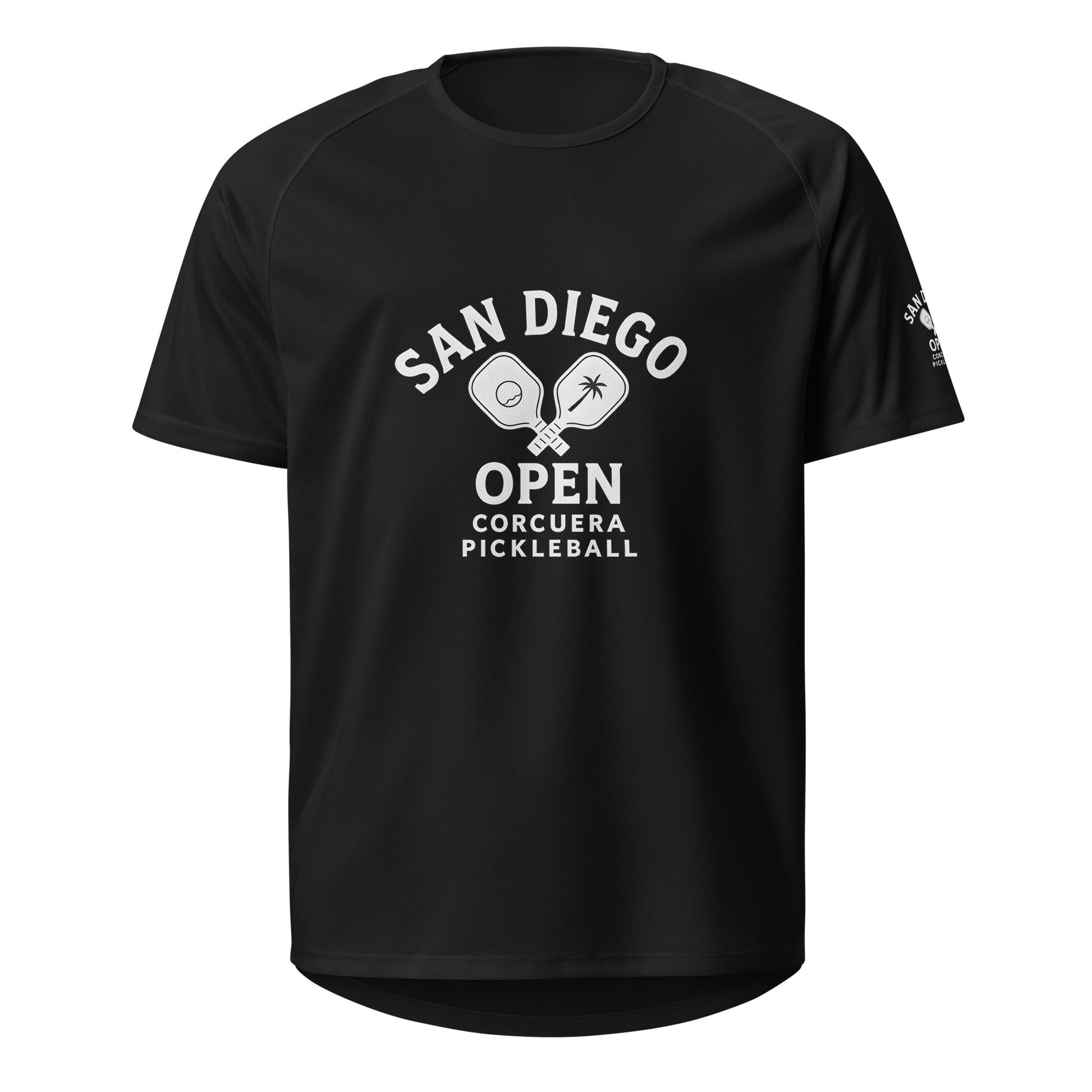 Pickleball San Diego Open Jersey – unisex pickleball jersey, french navy back | Corcuera Padel Club
