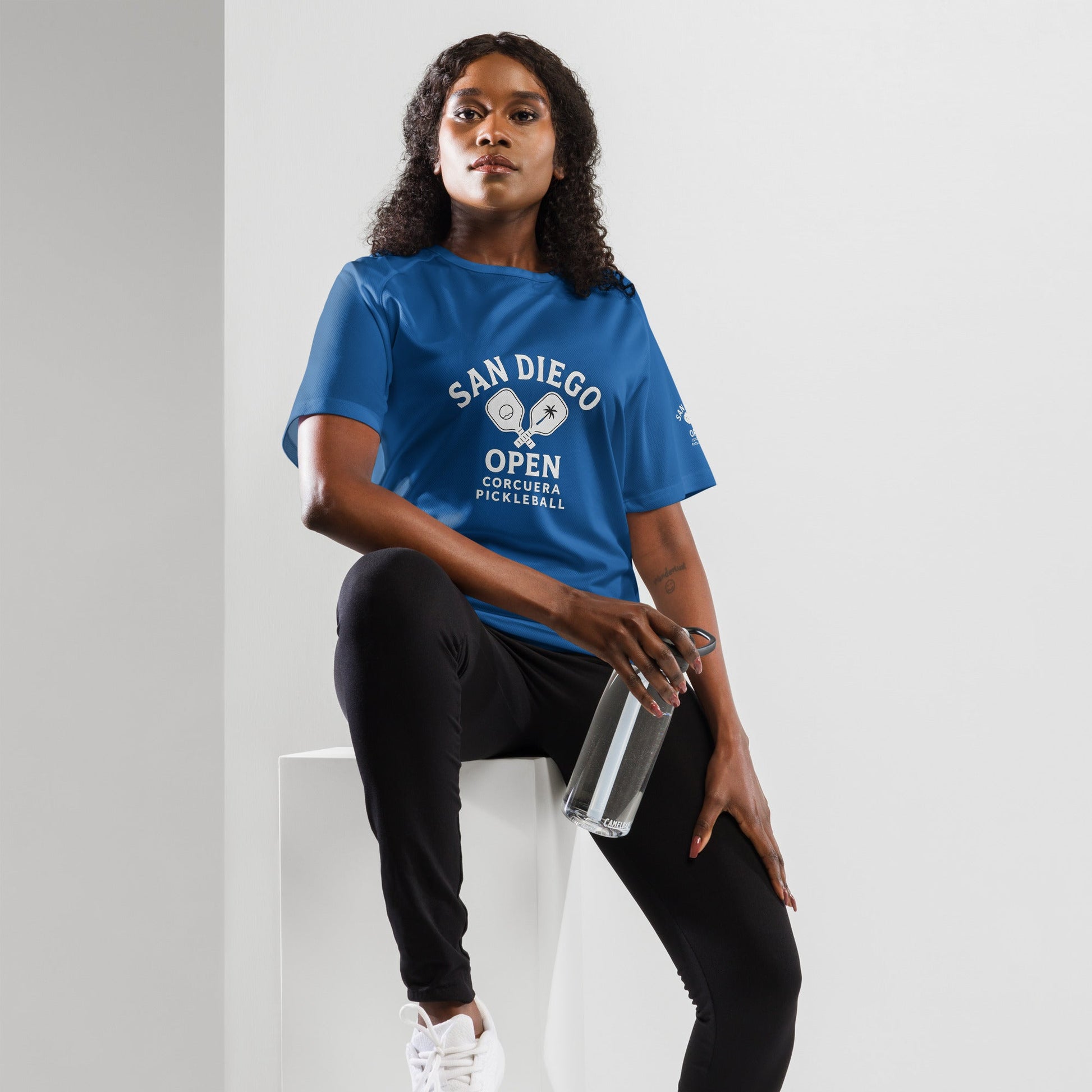 Pickleball San Diego Open Jersey – unisex pickleball jersey, detail | Corcuera Padel Club