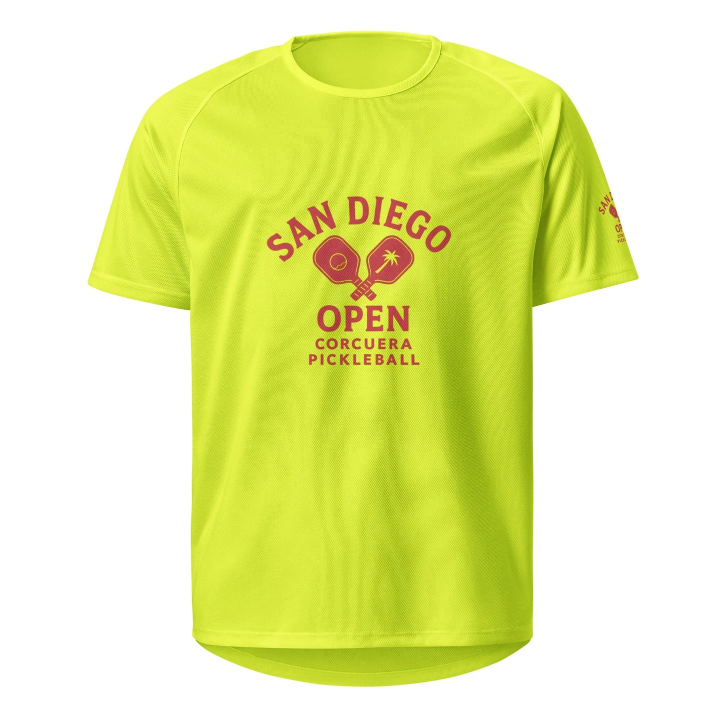 Pickleball San Diego Open Jersey Red Design – unisex pickleball jersey, royal blue front | Corcuera Padel Club