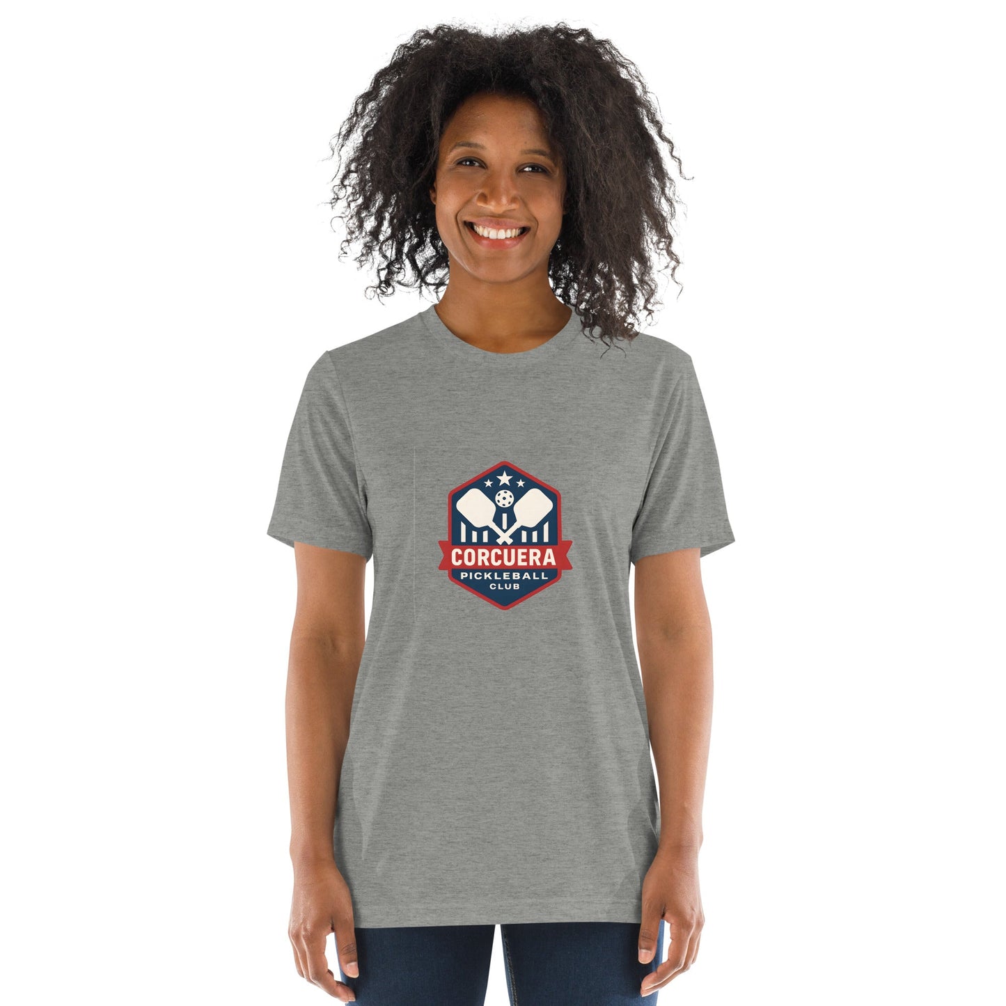 Pickleball USA Team T-Shirt – unisex pickleball tee, worn shot | Corcuera Padel Club