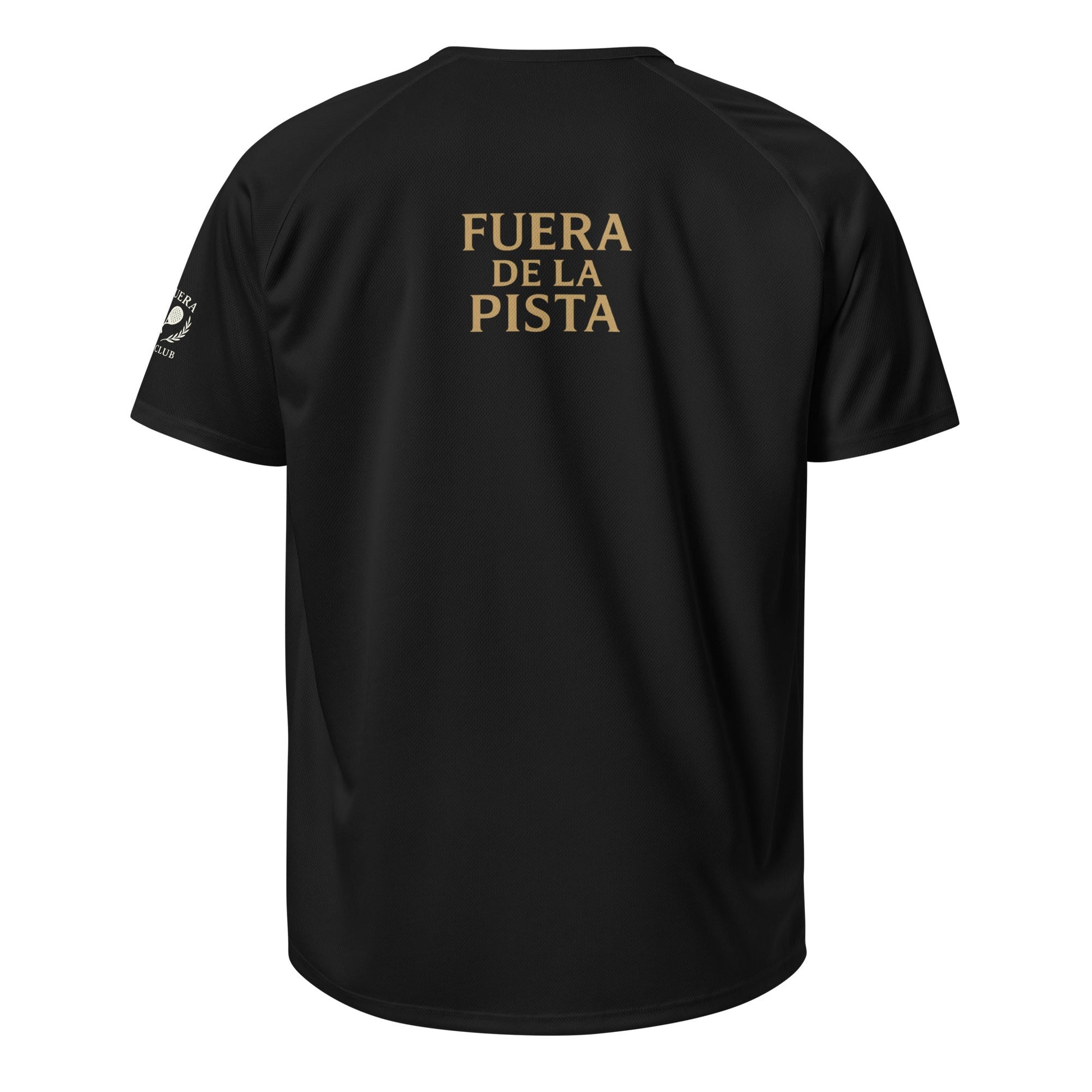 El Lobo the Wolf Player Edition Padel T-Shirt – unisex french navy padel tee, front | Corcuera Padel Club