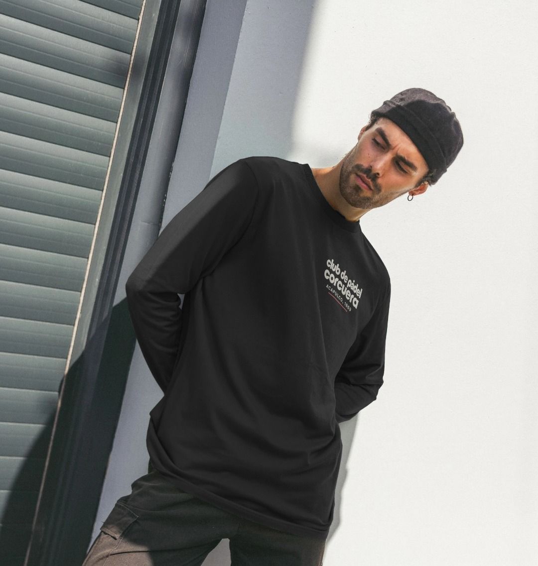 Club de Padel Long-Sleeve T-Shirt: Organic Cotton by Corcuera Padel Club - product image