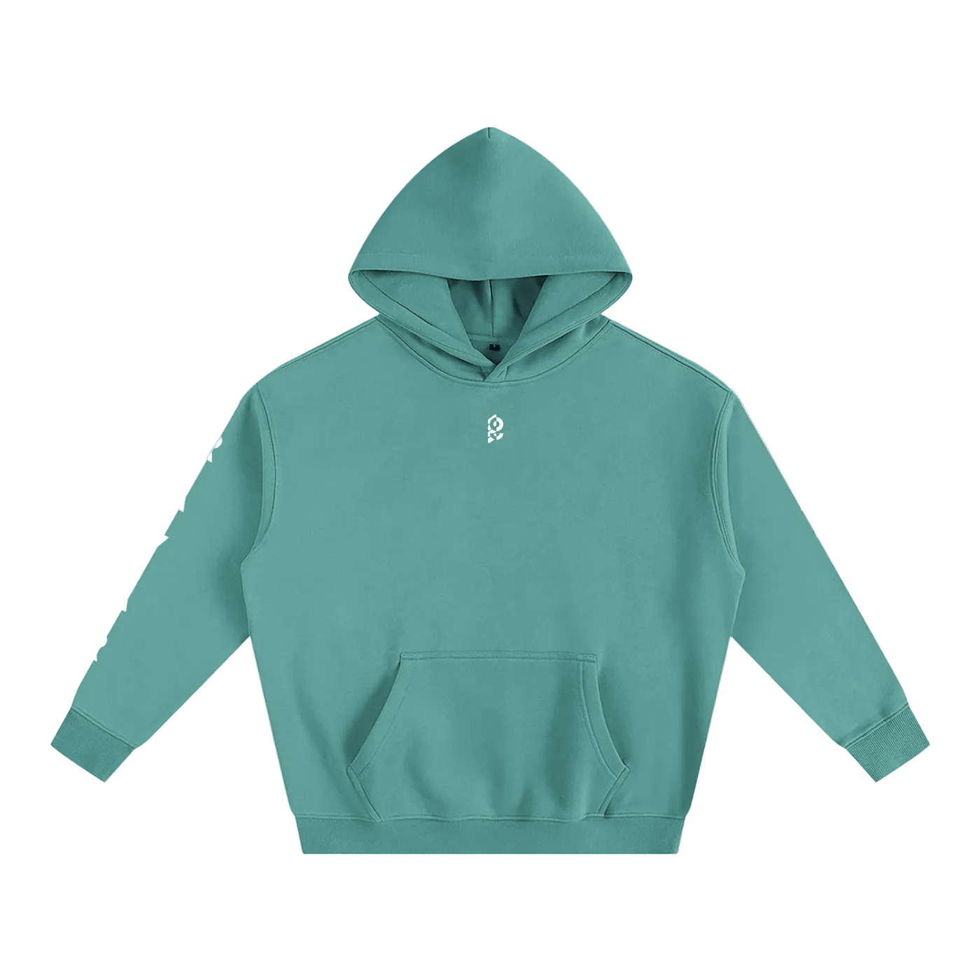 Ravar Arm-Print Heavyweight Padel Hoodie – unisex padel hoodie, alternate angle | Corcuera Padel Club