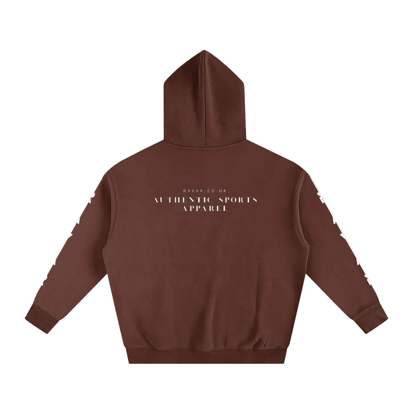 Ravar Arm-Print Heavyweight Padel Hoodie – unisex padel hoodie, styled shot | Corcuera Padel Club