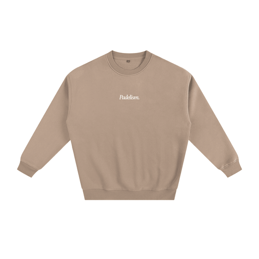 Sunday Padel Club Sweatshirt – unisex padel sweatshirt, back | Corcuera Padel Club