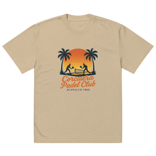 Sunset Oversized faded t-shirt - Corcuera Padel Club