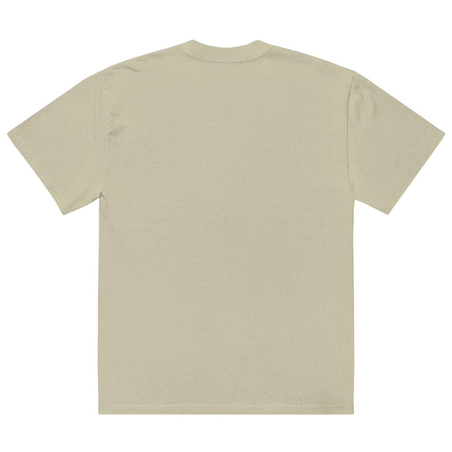 Sunset Oversized Faded T-Shirt – unisex oversized padel tee, detail | Corcuera Padel Club