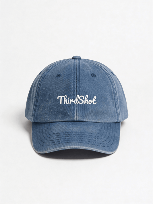 Third Shot Vintage Low Profile Padel Cap — Black - Corcuera Padel Club