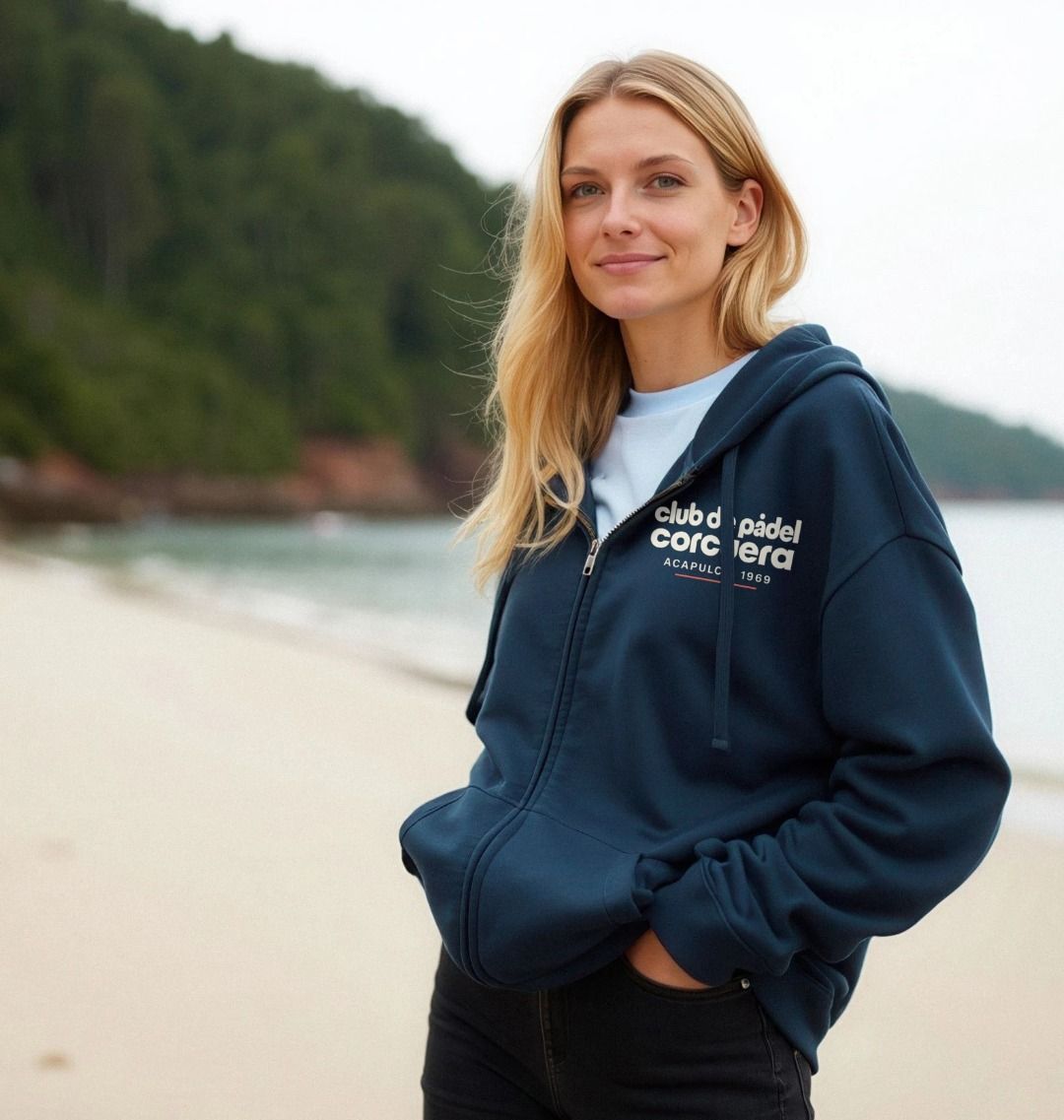 Club de Padel Full-Zip Hoodie by Corcuera Padel Club - product image