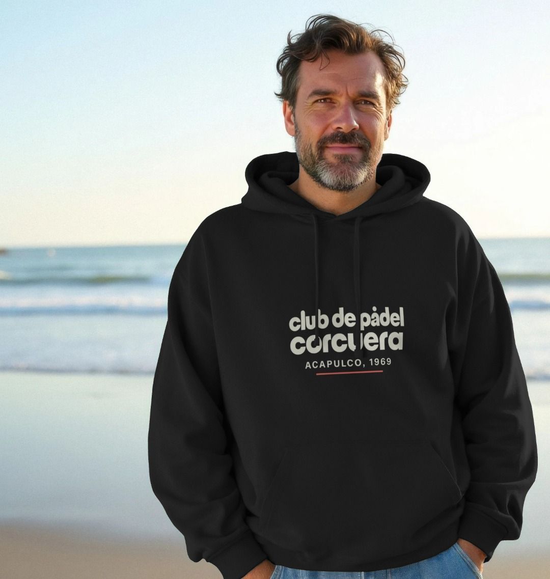 Club de Padel Pullover Hoodie: Men's (Kangaroo Pocket) by Corcuera Padel Club - product image
