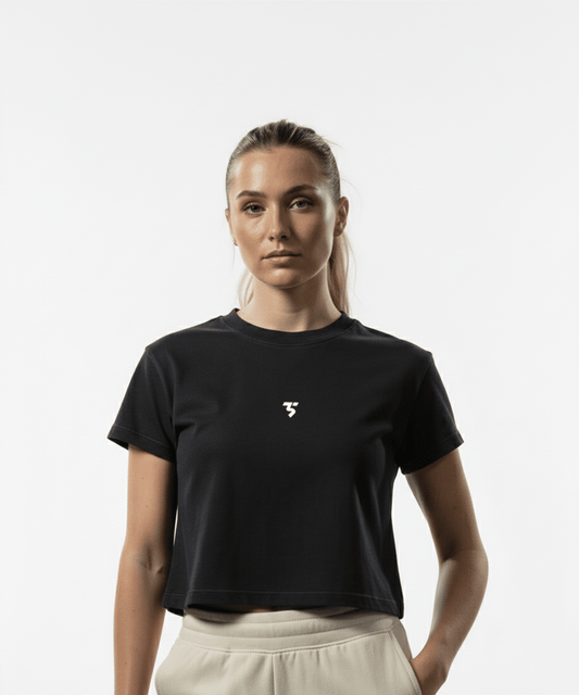 Women’s Cropped Cotton T-Shirt - Corcuera Padel Club