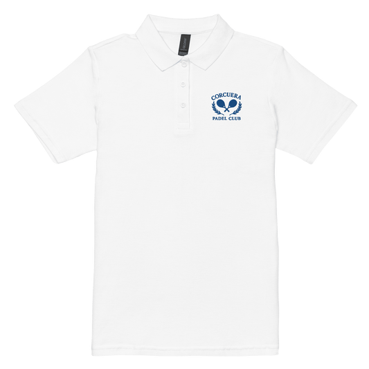 Women's Padel Polo, Piqué Cotton - Corcuera Padel Club