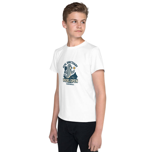 Youth seal padel crew neck t-shirt - Corcuera Padel Club