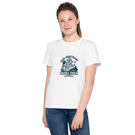 Youth seal padel crew neck t-shirt - Corcuera Padel Club